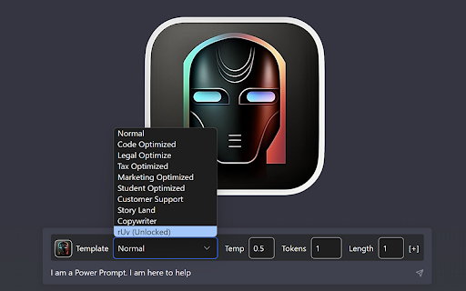 Power Prompt ai chrome extension logo