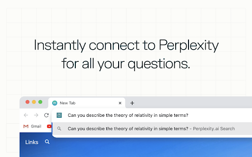 Perplexity AI ai chrome extension logo