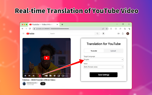 Video Translator ai chrome extension