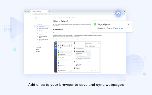 Feishu Clipper ai chrome extension logo