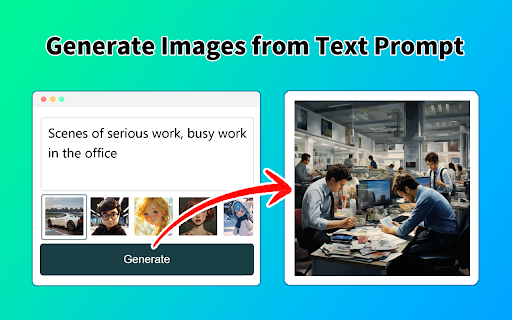 AI Image Generator ai chrome extension