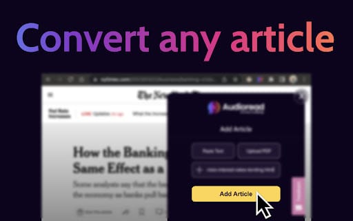 Audioread ai chrome extension logo