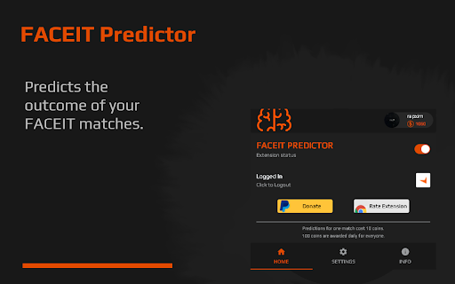 FACEIT Predictor ai chrome extension logo