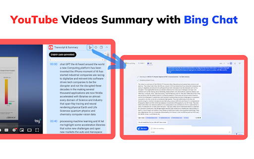 YouTube Summary with Bing Chat logo