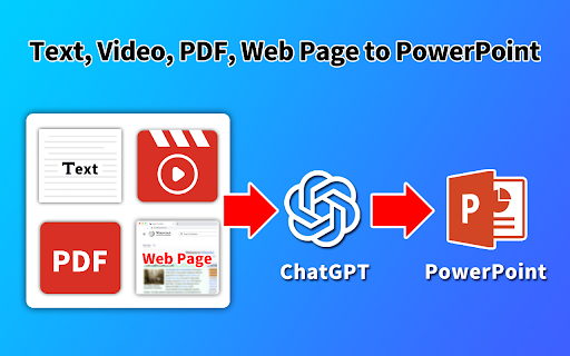 GPT PowerPoint Maker ai chrome extension