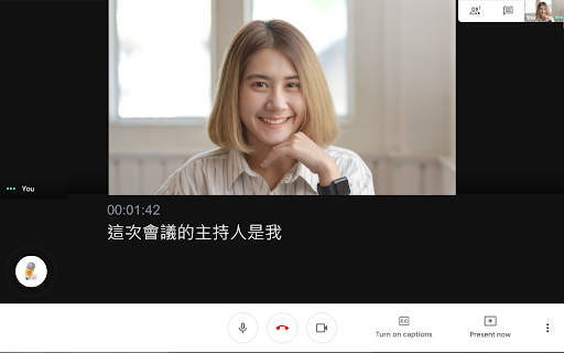 雅婷逐字稿 ai chrome extension logo