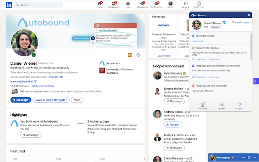Autobound ai chrome extension logo