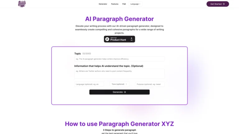 New Paragraph Generator AI AI Tool Review