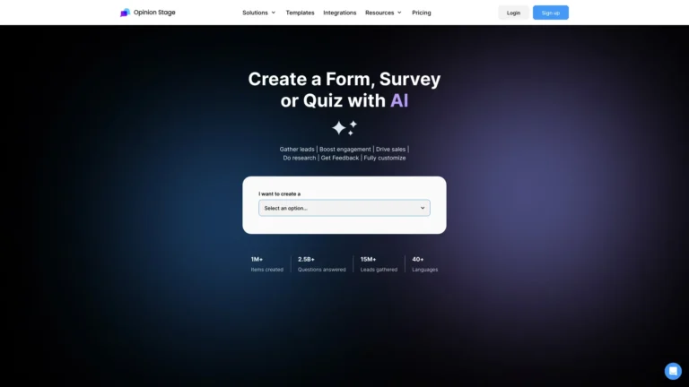 Advanced Opinion Stage AI Tool Review