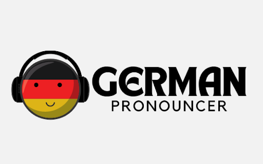 German Pronouncer ai chrome extension logo