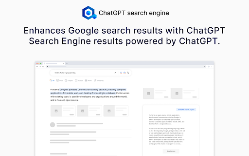 ChatGPT Search Assistant ai chrome extension logo