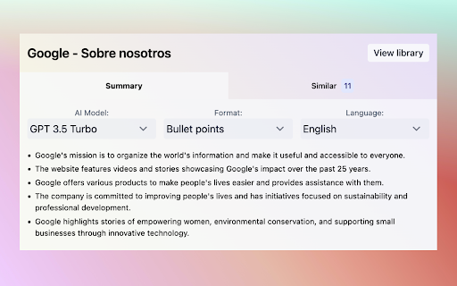 Summarize Anything ai chrome extension logo