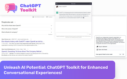 ChatGPT Toolkit ai chrome extension logo