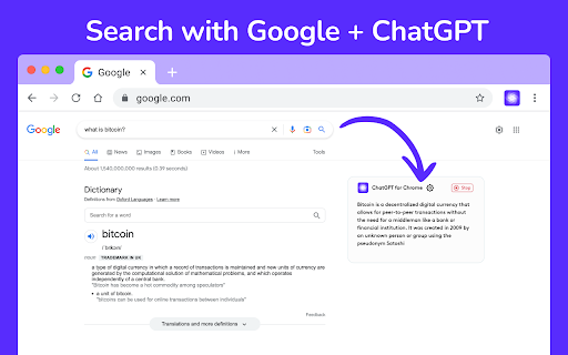 ChitChat & ChatGPT for Google ai chrome extension logo