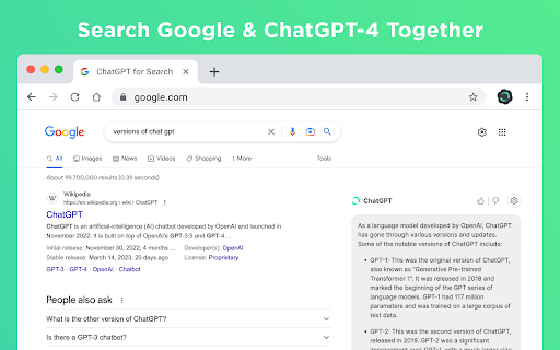 Chat GPT Chrome Extension ai chrome extension logo