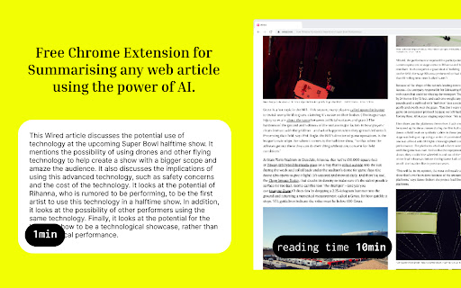 Article Summarizer ai chrome extension logo