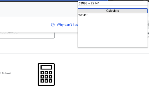 ChatGPT Calculator ai chrome extension logo