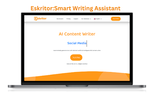 Eskritor ai chrome extension logo