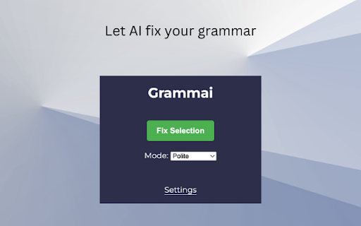 Grammai ai chrome extension logo
