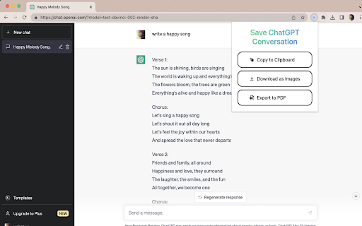 Save ChatGPT Conversation ai chrome extension logo