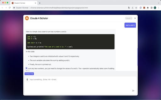 Claude Scholar ai chrome extension logo