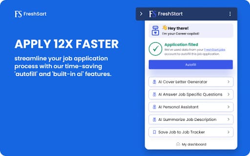 FreshStart.jobs ai chrome extension logo