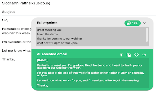 Email Generator ai chrome extension logo