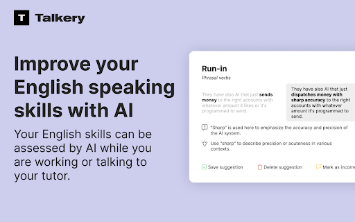 Talkery ai chrome extension logo
