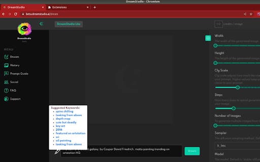 Prompt Suggestion Chrome Extension ai chrome extension