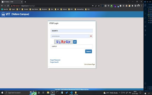 VTOP Captcha Autofill ai chrome extension