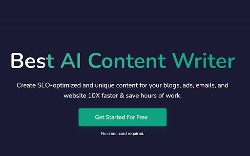 Free AI Writer and Text Generator ai chrome extension