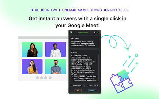 Ask_me ai chrome extension logo