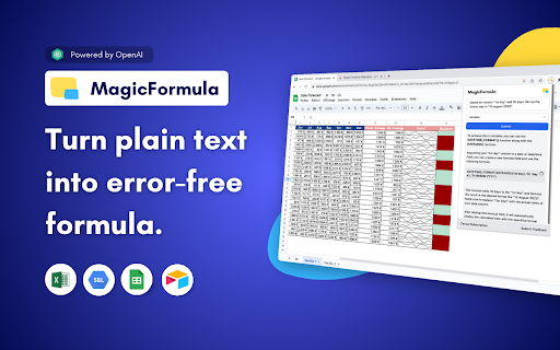MagicFormula ai chrome extension logo