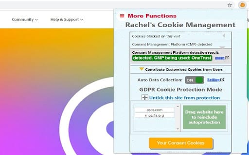 Rachel’s GDPR Consent Manager ai chrome extension logo