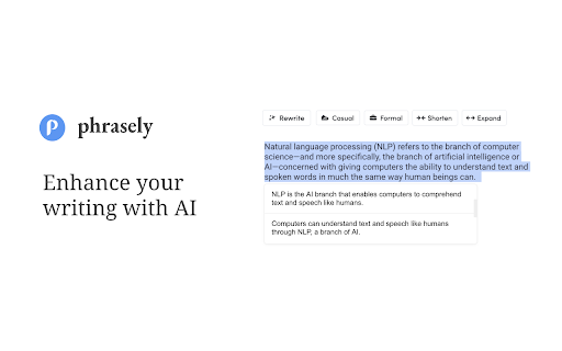 AI Writing Companion ai chrome extension logo