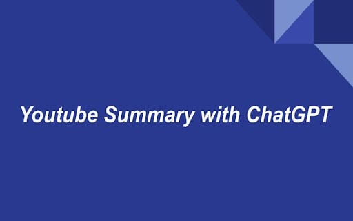 YouTube Summary with ChatGPT ai chrome extension logo