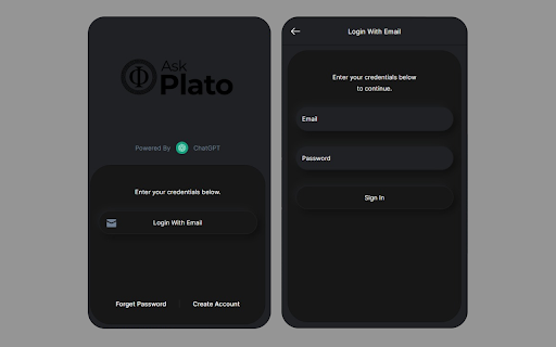 Ask Plato ai chrome extension logo
