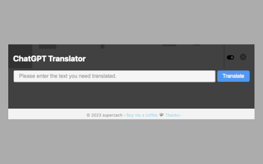 ChatGPT Translator ai chrome extension logo