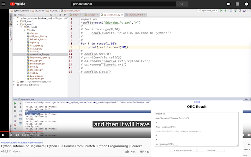 Optical Character Recognition ai chrome extension