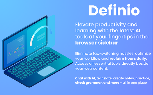 Definio ai chrome extension logo