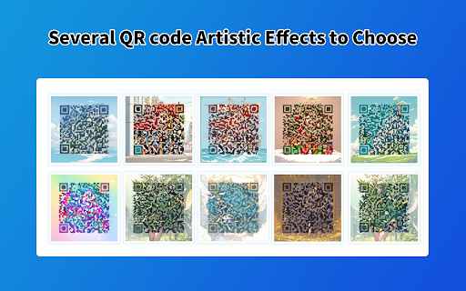 Artistic QR Code Generator ai chrome extension logo