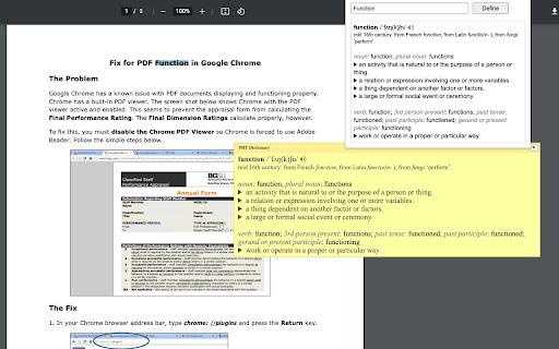 Definition Extension ai chrome extension