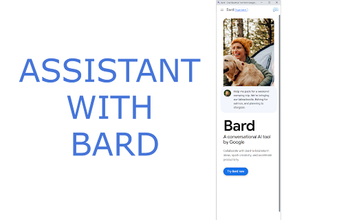Assistant with Bard ai chrome extension logo