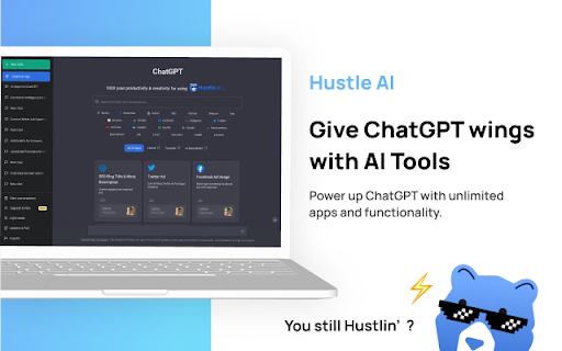 HustleAI ai chrome extension logo