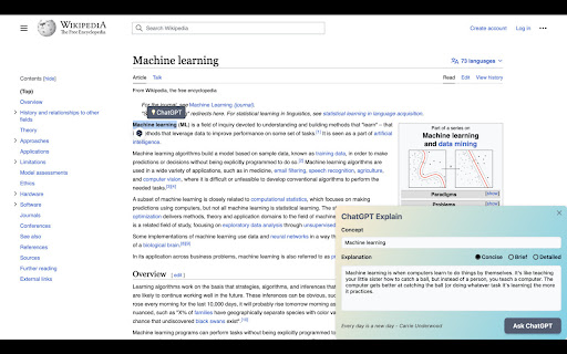 ChatGPT Explain ai chrome extension logo