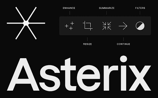 Asterix ai chrome extension logo
