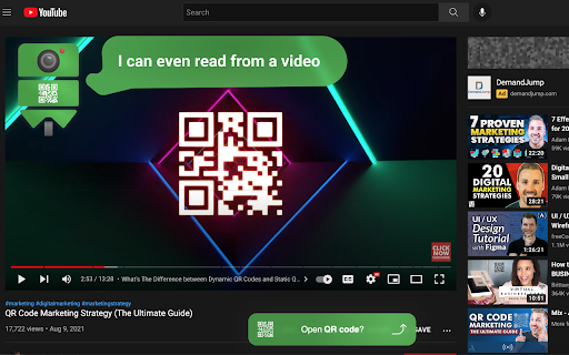 Bob QR Code Reader ai chrome extension logo