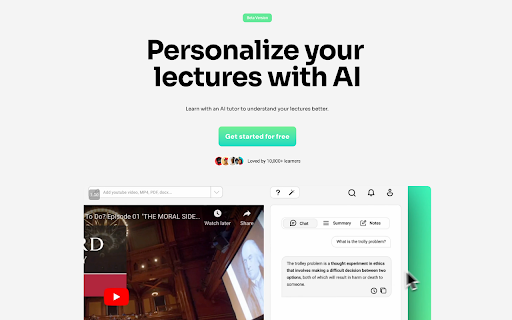 YouLearn ai chrome extension
