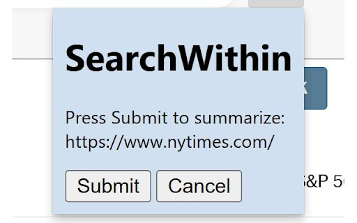 SearchWithin ai chrome extension logo