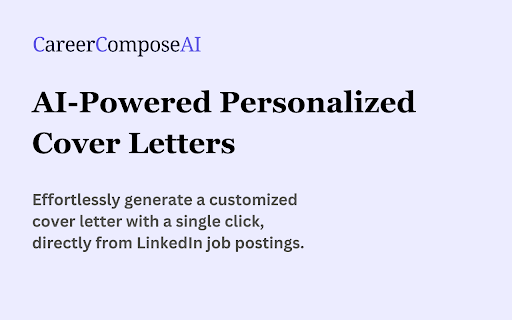 Cover Letter GPT ai chrome extension logo